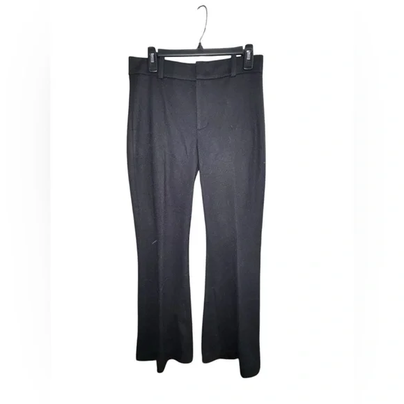 Vince Cozy Slim Black Dress Flare Leg Wool Pants Size 6 - Picture 2 of 8